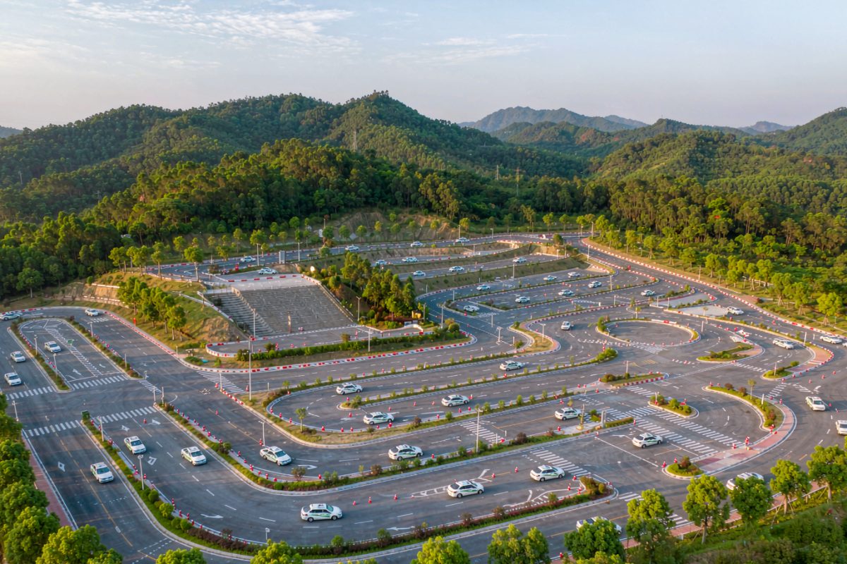 东升驾培｜斗顶莲花峰第四校区（天安驾校）训练场地